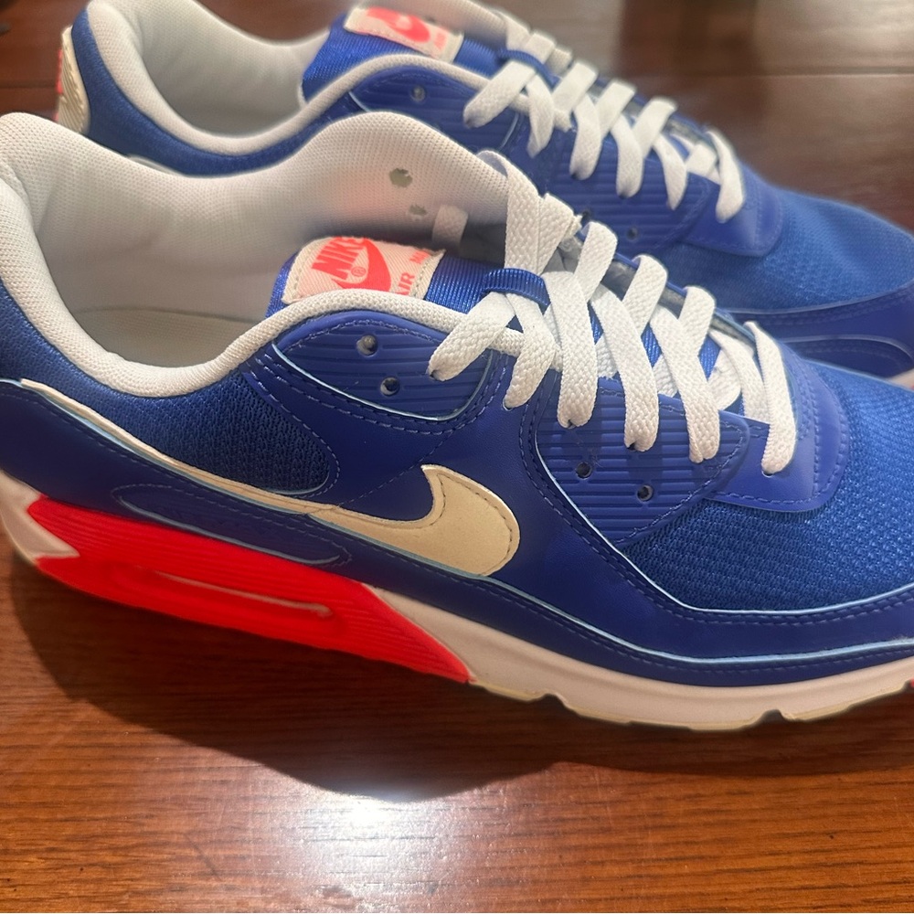 Nike air max 90 hyper royal crimson shoes sneakers tennis shoes
